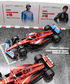 ブラゴ 1/43スケール フェラーリ / シャルル・ルクレール F1 モデルカー4台セット画像サブ