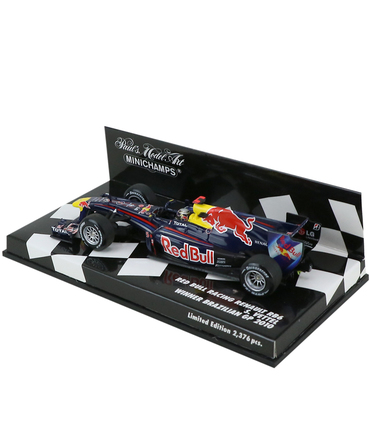 【海外並行品】ミニチャンプス 1/43スケール レッドブルレーシング ルノー RB6 セバスチャン・ベッテル 2010年ブラジルGP優勝/ARB