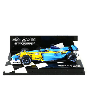 【海外並行品】ミニチャンプス 1/43スケール ルノー F1チーム R23 フェルナンド・アロンソ　2003年