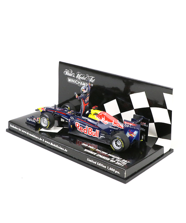 【海外並行品】ミニチャンプス 1/43スケール レッドブル レーシング ルノー RB7 セバスチャン・ベッテル　2011年スペインGP優勝/ARB