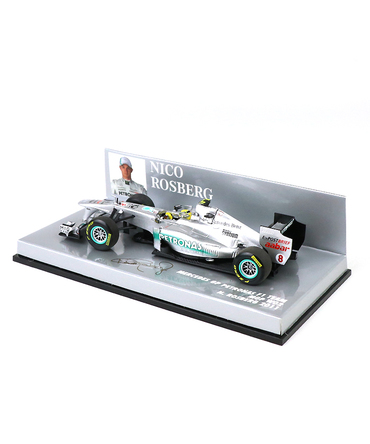【海外並行品】ミニチャンプス 1/43スケール メルセデス GP ペトロナス F１チーム W02　ニコ・ロズベルグ　2011年