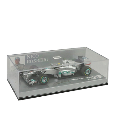 【海外並行品】ミニチャンプス 1/43スケール メルセデス GP ペトロナス F１チーム W02　ニコ・ロズベルグ　2011年