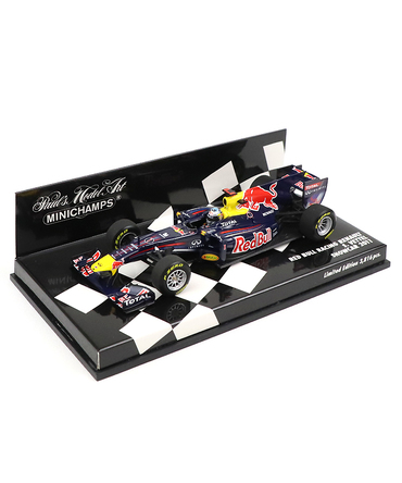 【海外並行品】ミニチャンプス 1/43スケール レッドブルレーシング ルノー セバスチャン・ベッテル　2011年ショーカー/ARB