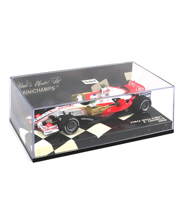 【海外並行品】ミニチャンプス 1/43スケール フォース インディア VJM01 ジャンカルロ・フィジケラ 2008年