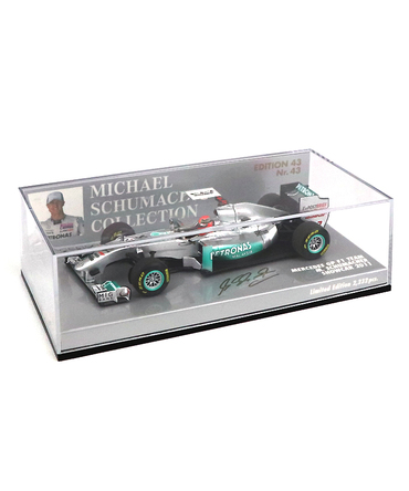 【海外並行品】ミニチャンプス 1/43スケール メルセデス GP F1チーム ミハエル・シューマッハー  2011年ショーカー #43