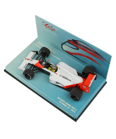 【海外並行品】ミニチャンプス 1/43スケール マクラーレン ホンダ MP4/5 佐藤琢磨 2002年10月27日茂木 デモンストレーション