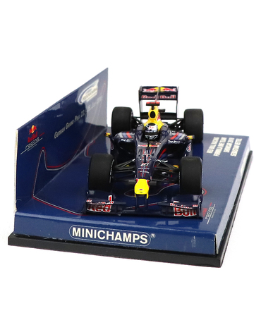 【海外並行品】ホッケンハイム別注 ミニチャンプス 1/43スケール レッドブル レーシング フォーミュラーワンチーム 2010ショーカー セバスチャン・ベッテル