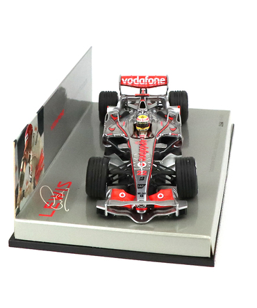 【海外並行品】マクラーレンチーム別注 ミニチャンプス 1/43スケール  ボーダフォン マクラーレン メルセデス 2008年 ショーカー ルイス・ハミルトン