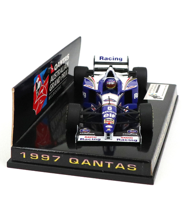【海外並行品】QANTAS(カンタス航空)別注 ミニチャンプス 1/43スケール ウィリアムズ ルノー FW18 ジャック・ビルニューブ 1997年オーストラリアGP