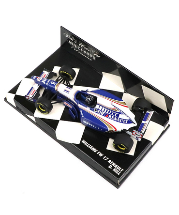 【海外並行品】ミニチャンプス 1/43スケール ウィリアムズ ルノー FW17 デーモン・ヒル 1995年