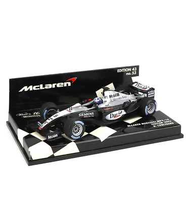 【海外並行品】ミニチャンプス 1/43スケール マクラーレン メルセデス MP4-18 デビッド・クルサード 2003年テストカー