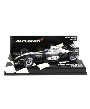 【海外並行品】ミニチャンプス 1/43スケール マクラーレン メルセデス MP4-18 デビッド・クルサード 2003年テストカー