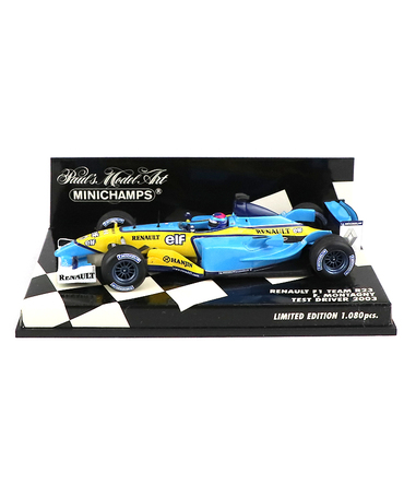 【海外並行品】ミニチャンプス 1/43スケール ルノー F1 チーム R23 フランク・モンタニー 2003年テストドライバー