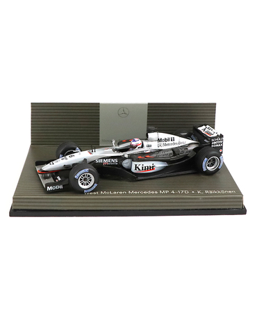 【海外並行品】メルセデスベンツディーラー別注ミニチャンプス 1/43スケール マクラーレン メルセデス MP4-17D キミ・ライコネン 