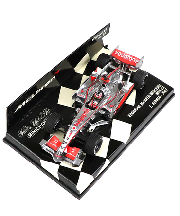 【海外並行品】ミニチャンプス 1/43スケール ボーダフォン マクラーレン メルセデス MP4-22 フェルナンド・アロンソ 2007年