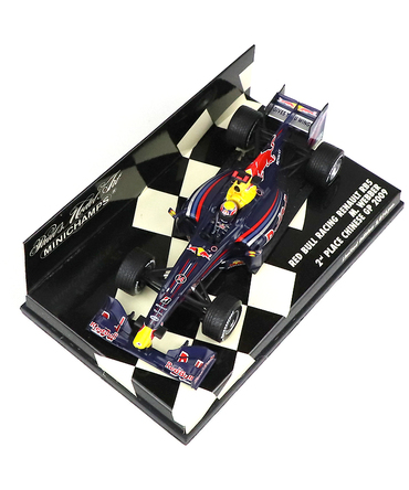 【海外並行品】ミニチャンプス 1/43スケール レッドブル レーシング ルノー RB5 マーク・ウェバー 2009年中国GP 2位表彰台 /ARB