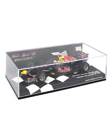 【海外並行品】ミニチャンプス 1/43スケール レッドブル レーシング ルノー RB7 セバスチャン・ベッテル 2011年マレーシアGP優勝