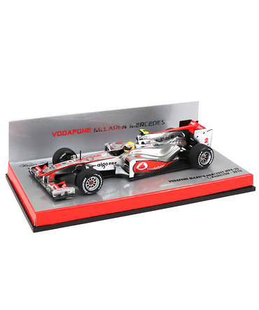 【海外並行品】マクラーレンチーム別注 ミニチャンプス 1/43スケール ボーダフォン マクラーレン メルセデス MP4-25 ルイス・ハミルトン 2010年