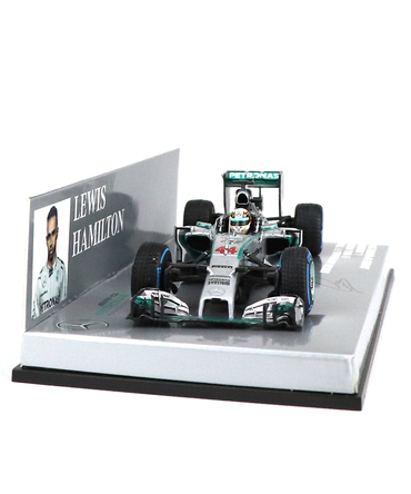 【海外並行品】ミニチャンプス 1/43スケール メルセデス AMG ペトロナス F１チーム W05 ハイブリッド ルイス・ハミルトン 2014年日本GP優勝