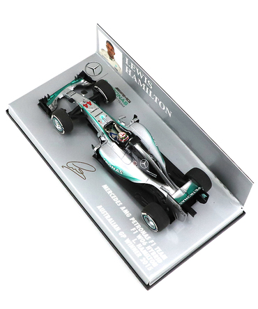 【海外並行品】ミニチャンプス 1/43スケール メルセデス AMG ペトロナス F１チーム W06 ハイブリッド ルイス・ハミルトン 2015年オーストラリアGP優勝　