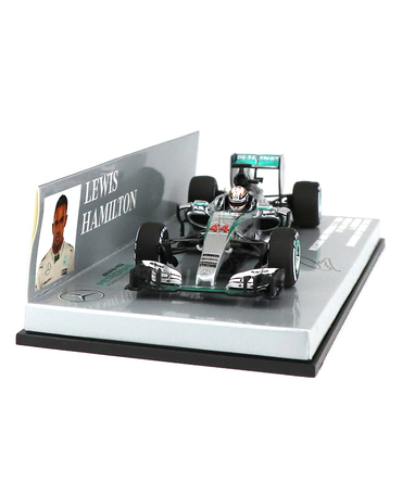 【海外並行品】ミニチャンプス 1/43スケール メルセデス AMG ペトロナス F１チーム W06 ハイブリッド ルイス・ハミルトン 2015年マーレーシアGP優勝