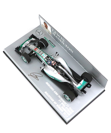 【海外並行品】ミニチャンプス 1/43スケール メルセデス AMG ペトロナス F１チーム W06 ハイブリッド ルイス・ハミルトン 2015年マーレーシアGP優勝