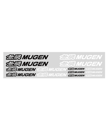 無限 MUGEN POWER ステッカー セット BK＆WH