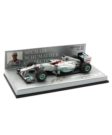 【海外並行品】ミニチャンプス 1/43スケール メルセデスGP ペトロナス F1 チーム MGP W02 ミハエル・シューマッハー 2011年 #44