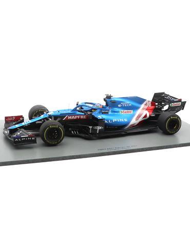 スパーク 1/18スケール アルピーヌ F1 チーム A521 フェルナンド・アロンソ 2021年バーレーンGP