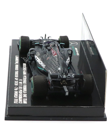 ミニチャンプス 1/43スケール メルセデス AMG ペトロナス F1 W11 EQ パフォーマンス ルイス・ハミルトン 2020年トルコGP優勝 7回目ワールドチャンピオン記念 （ウェザリング仕様）
