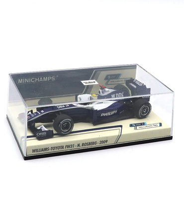 【海外並行品】ミニチャンプス 1/43スケール ウィリアムズ トヨタ FW31 ニコ・ロズベルグ 2009年