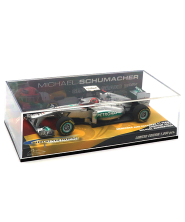 【海外並行品】ホッケンハイム別注 ミニチャンプス 1/43スケール メルセデス AMG ペトロナス F1 チーム 2012年ショーカー ミハエル・シューマッハー