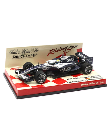 ミニチャンプス 1/43スケール AT&T ウィリアムズ トヨタ ショーカー ニコ・ロズベルグ 2008年 ライジングサン