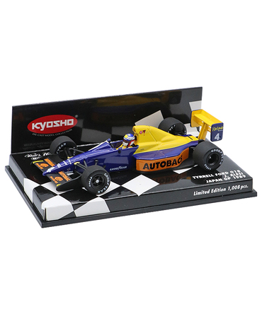 【海外並行品】ミニチャンプス 1/43スケール ティレル フォード 018 #4 ジャン・アレジ 1989 日本GP 