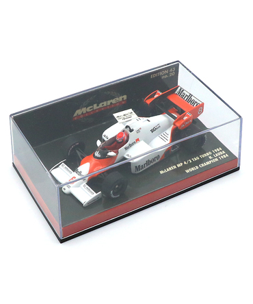 【海外並行品】ミニチャンプス 1/43スケール マクラーレン MP4/2 ニキ・ラウダ 1984年ワールドチャンピオン マルボロデカールカスタム