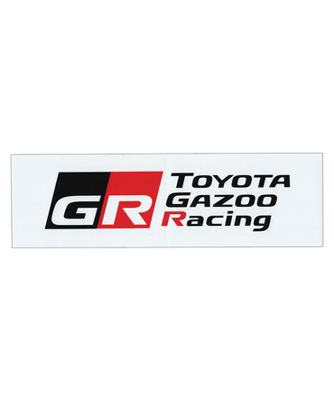 TOYOTA GAZOO Racing ステッカー ホワイト /TGR_LS