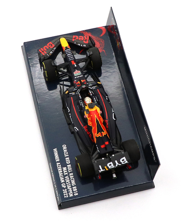 ミニチャンプス 1/43スケール オラクル レッドブル レーシング RB18 マックス・フェルスタッペン 2022年 アゼルバイジャンGP 優勝 /ARB/msa