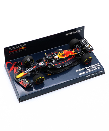 ミニチャンプス 1/43スケール オラクル レッドブル レーシング RB18 マックス・フェルスタッペン 2022年 アゼルバイジャンGP 優勝 /ARB/msa