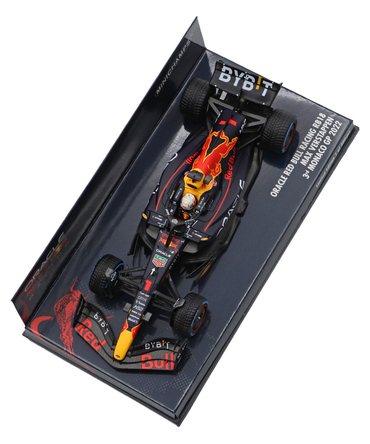 ミニチャンプス 1/43スケール オラクル レッドブル レーシング RB18 マックス・フェルスタッペン 2022年 モナコGP 3位入賞 /ARB/msa