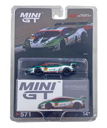 MINIGT 1/64スケール ランボルギーニ ウラカン GT3 EVO #87 JLOC スーパーGT GT300 2022年