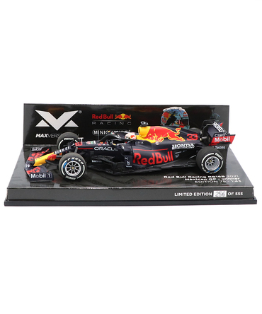 フェルスタッペン別注 ミニチャンプス 1/43スケール レッドブル レーシング ホンダ RB16B マックス・フェルスタッペン 2021年 メキシコGP 優勝 /ARB/msa