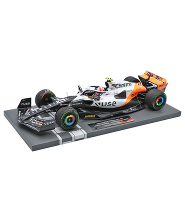 ミニチャンプス 1/18スケール マクラーレン MCL60 ランド・ノリス 2023年 モナコGP /23f1m