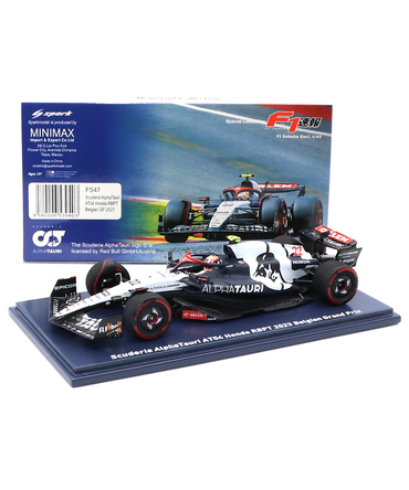 【購入数制限有/おひとり様1台まで】F1速報 別注 スパーク 1/43スケール スクーデリア アルファタウリ AT04 角田裕毅 2023年 ベルギーGP /23f1m