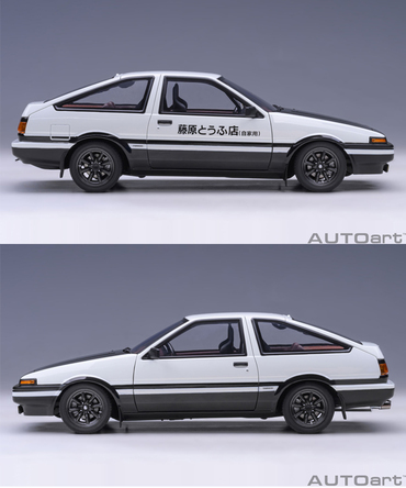 オートアート 1/18スケール トヨタ スプリンター トレノ (AE86) 『頭文字D』 プロジェクトD ファイナルバージョン/msl
