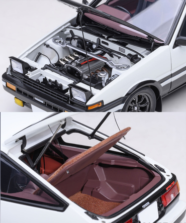 オートアート 1/18スケール トヨタ スプリンター トレノ (AE86) 『頭文字D』 プロジェクトD ファイナルバージョン