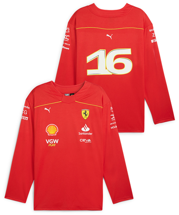 スクーデリア フェラーリ 2024 チーム シャルル ルクレール T シャツ