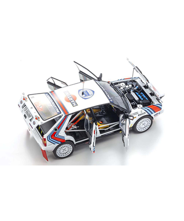 【30%オフセール】京商 1/18スケール ランチア デルタ HF 4WD No.6 チームランチア マルティニ 1987年 モンテカルロ ラリー /msl