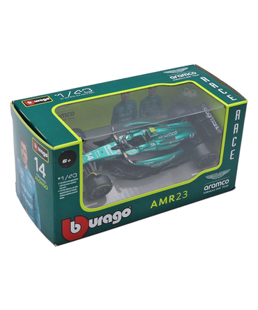 ブラゴ 1/43スケール アストンマーチン アラムコ コグ二ザント F1 チーム AMR23 フェルナンド・アロンソ 2023年/23f1m