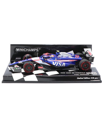 ミニチャンプス 1/43スケール VISA CASH APP RB F1 ホンダ VCARB 01 角田裕毅 2024年 /24f1m