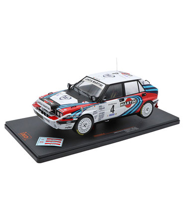 【30%オフセール】イクソ 1/18スケール ランチア デルタ インテグラーレ 16V NO.4 1990年 サファリ ラリー /msl